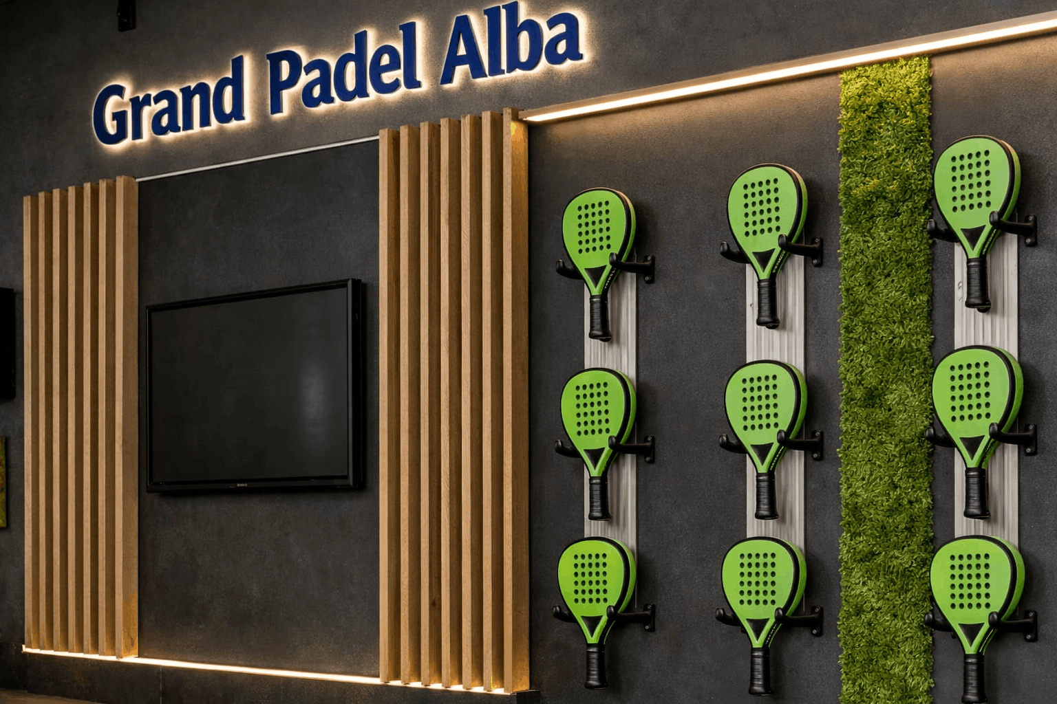 Jucător de padel la Grand Padel Alba